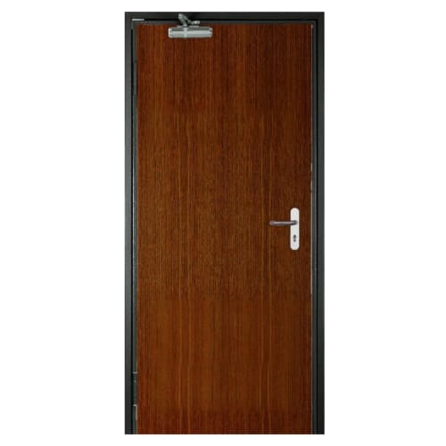 PUERTA ACABADO MADERA MARCO 8019